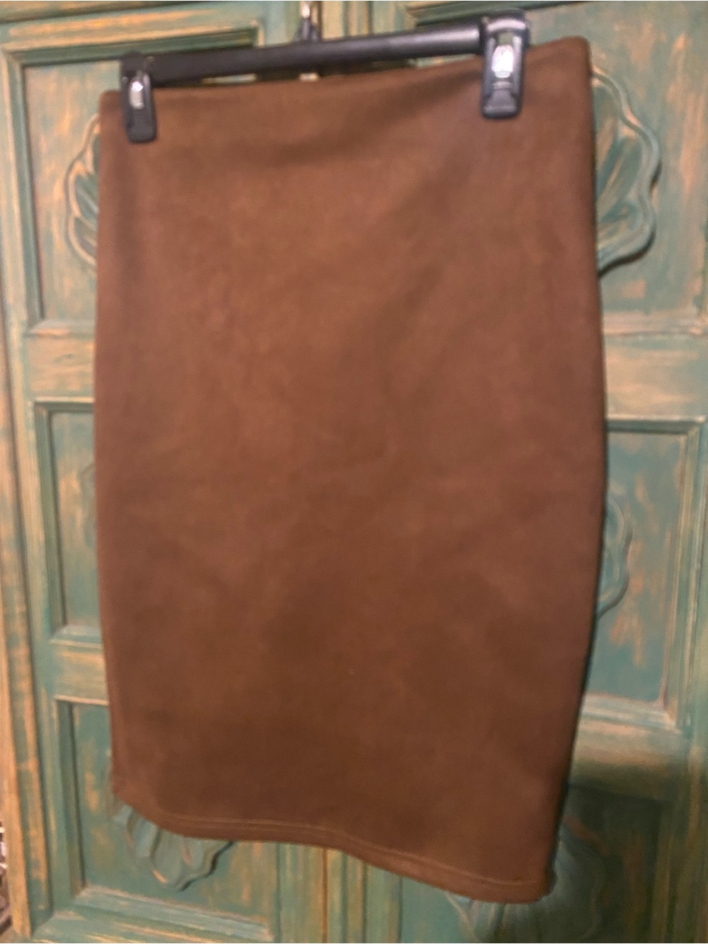 Sleek Brown Women’s Pencil Skirt — Tailored Everyday Staple